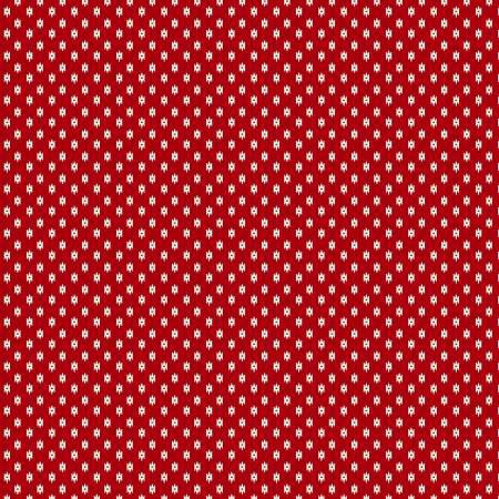 Old Glory Red Small Geometric