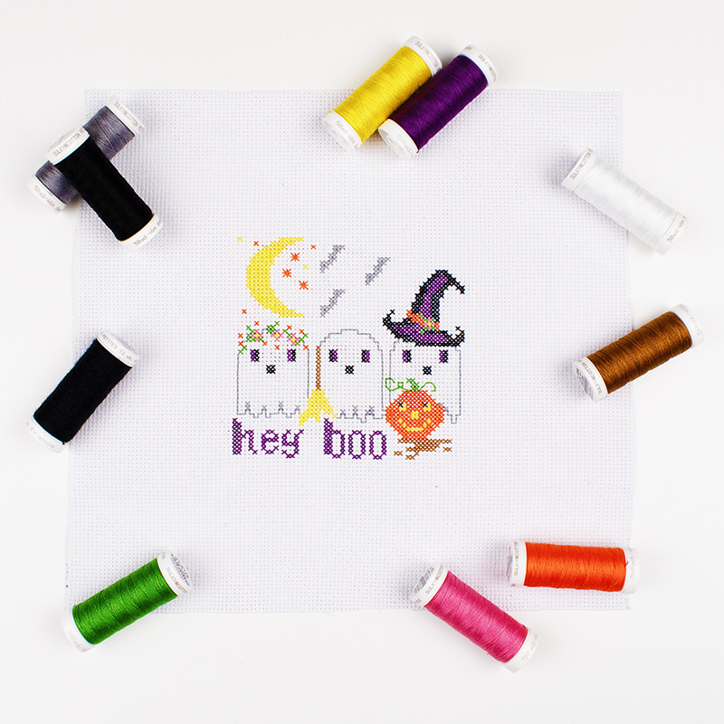 Spooky Cross-Stitch Palette