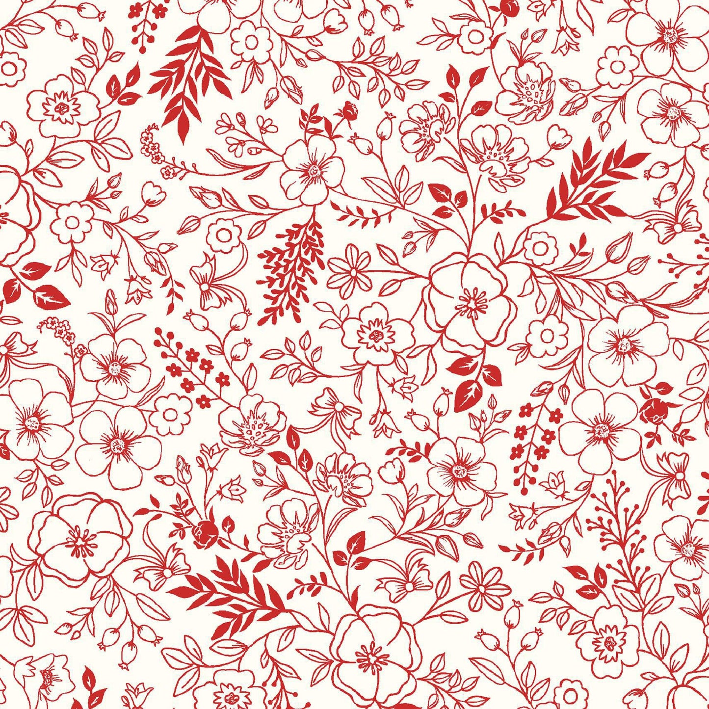 Star Spangled Beauty Toile Red