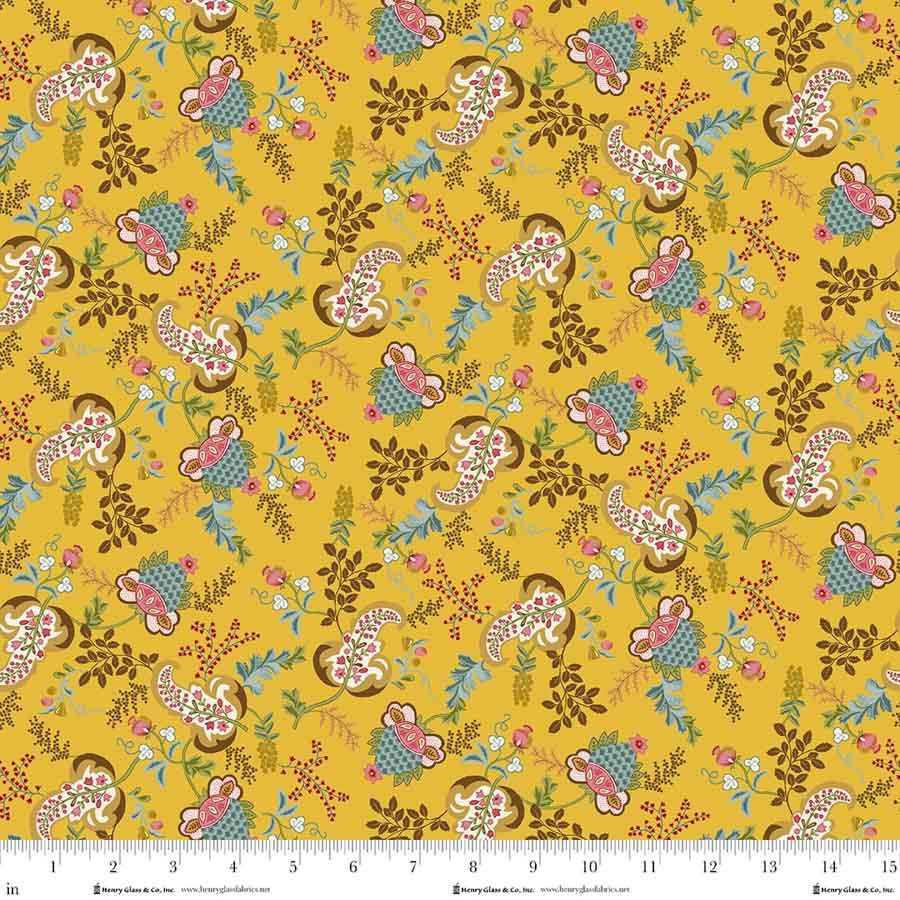 Love Struck Yellow Fancy Floral