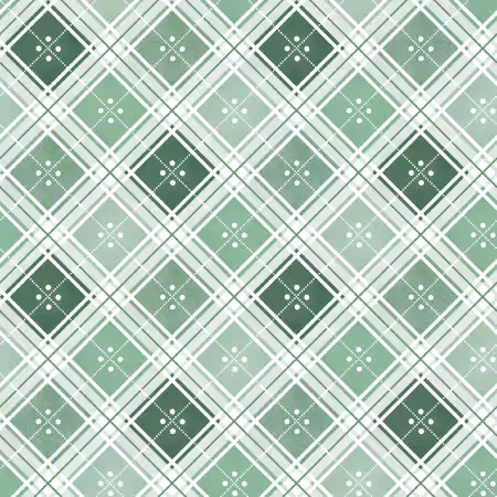 Garden Picnic Green Plaid