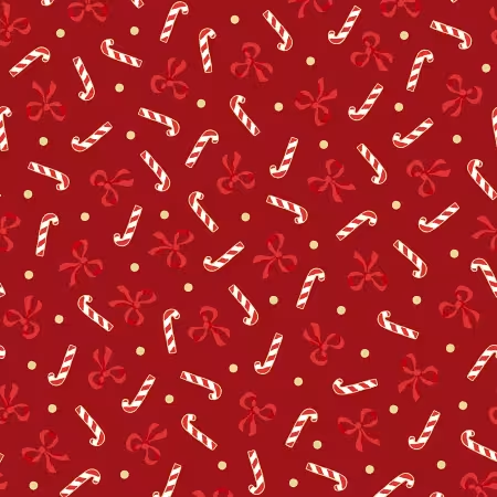 Merry Mix Red Candy Canes and Bows