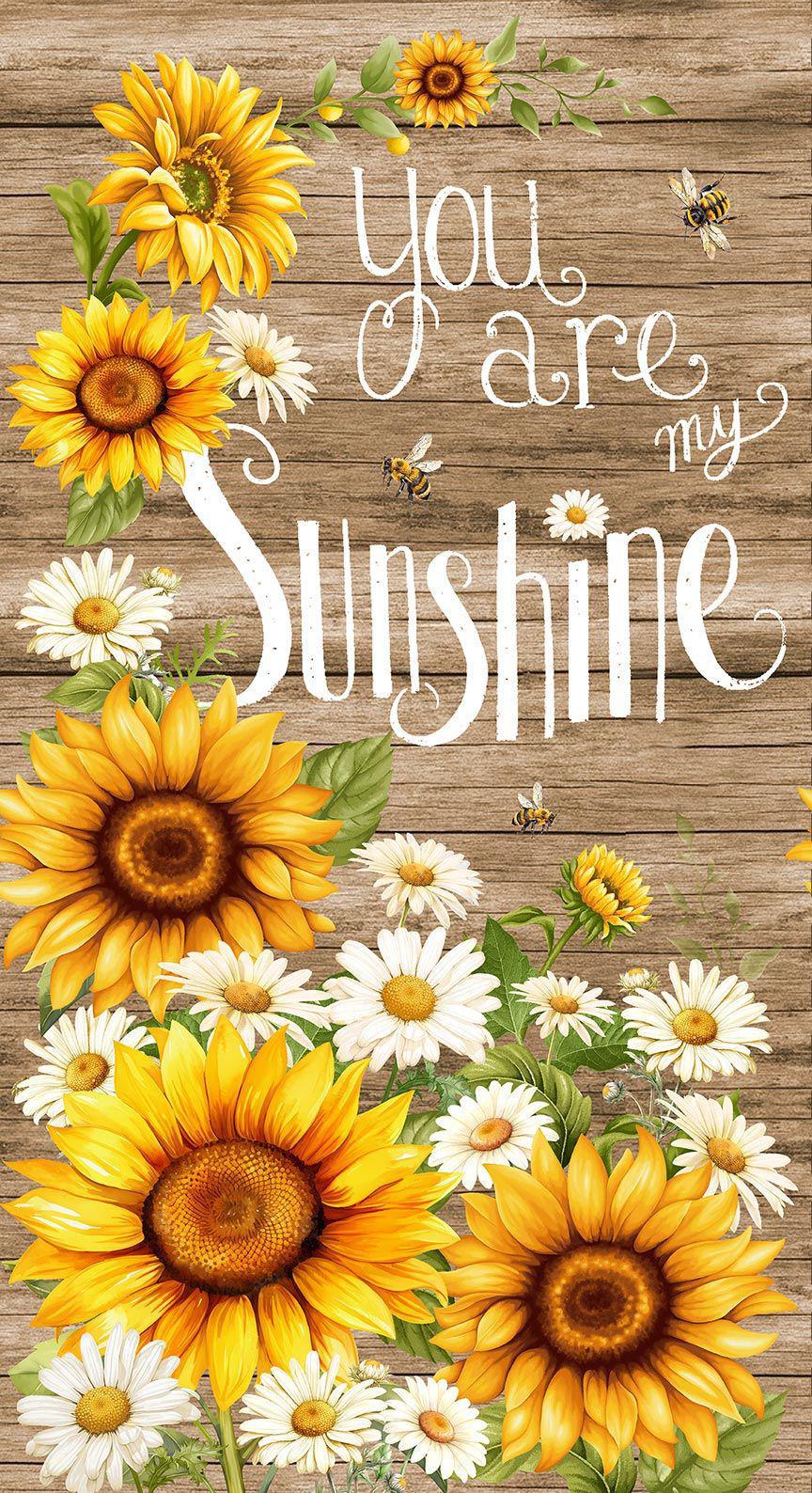 You Are My Sunshine 24" Panel