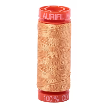 Mako Cotton Embroidery Thread 50wt 220yds Golden Honey