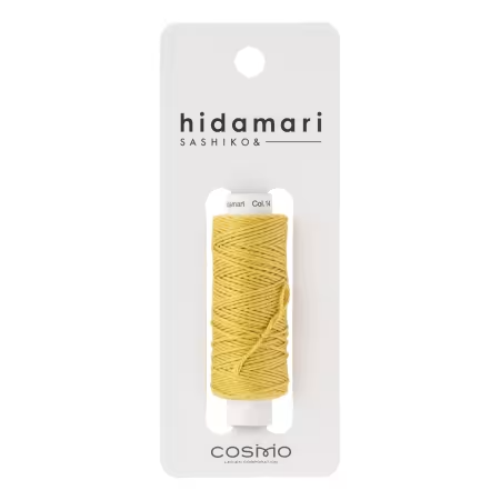 Cosmo Hidamari Sashiko Solid Thread 30 Meters Olive