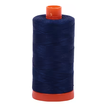 Mako Cotton Thread Solid 50wt 1422yds Dark Navy