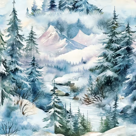 Beyond the Pines Blue Spruce Multi Pine Tree Scenic