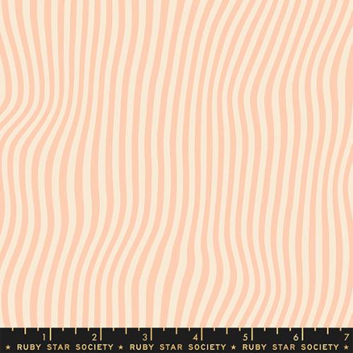 Rise And Shine Peach Blossom Heat Shimmer Stripes