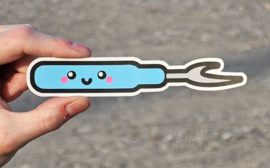 Cute Seam Ripper Sticker