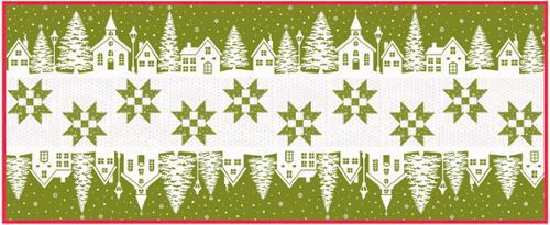 Christmas Village Runner Pattern