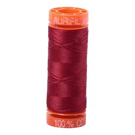 Mako Cotton Embroidery Thread 50wt 220yds Burgundy