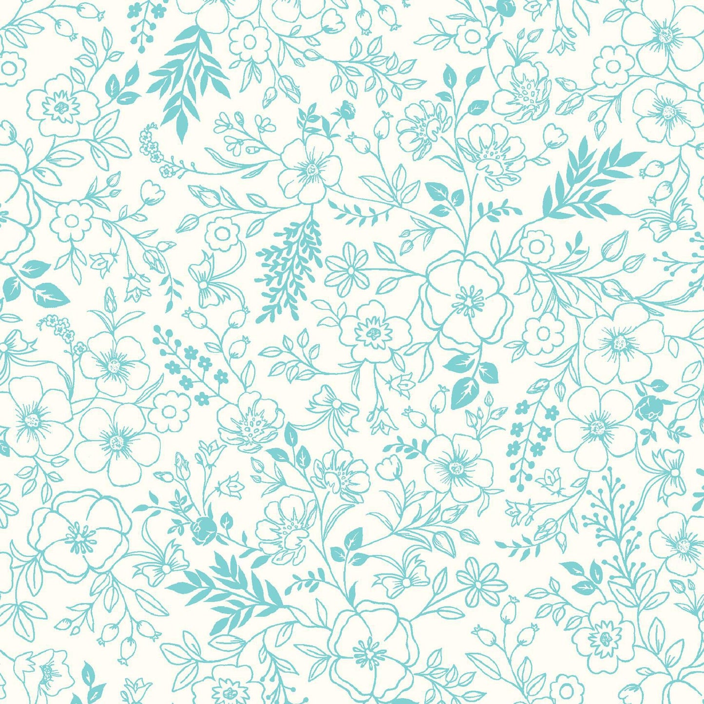 Star Spangled Beauty Toile Aqua
