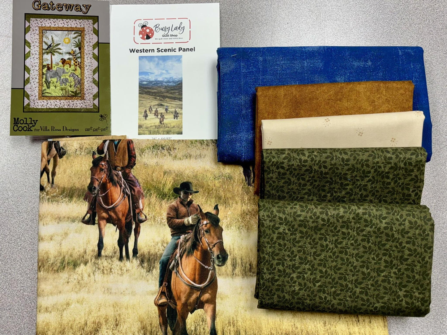 Get Away To The West Quilt Kit