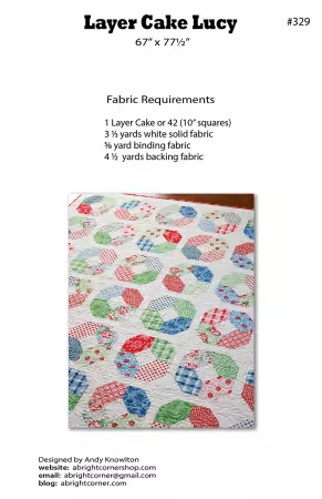 Layer Cake Lucy Quilt Pattern