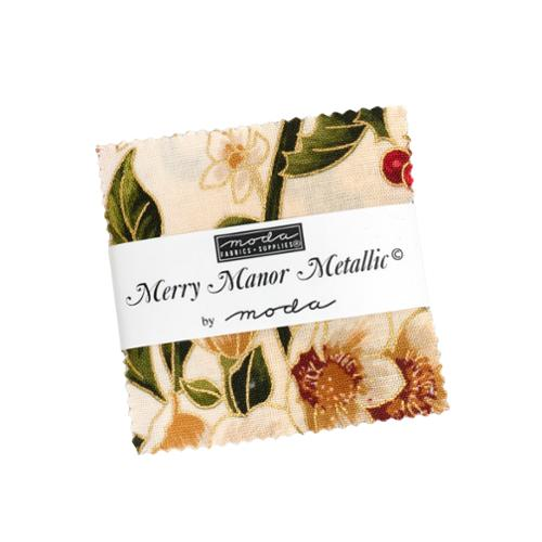 Merry Manor Metallic Mini Charm Pack