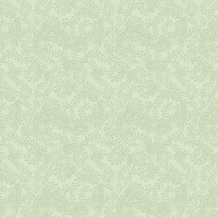 Tea Green Swirling Leaves