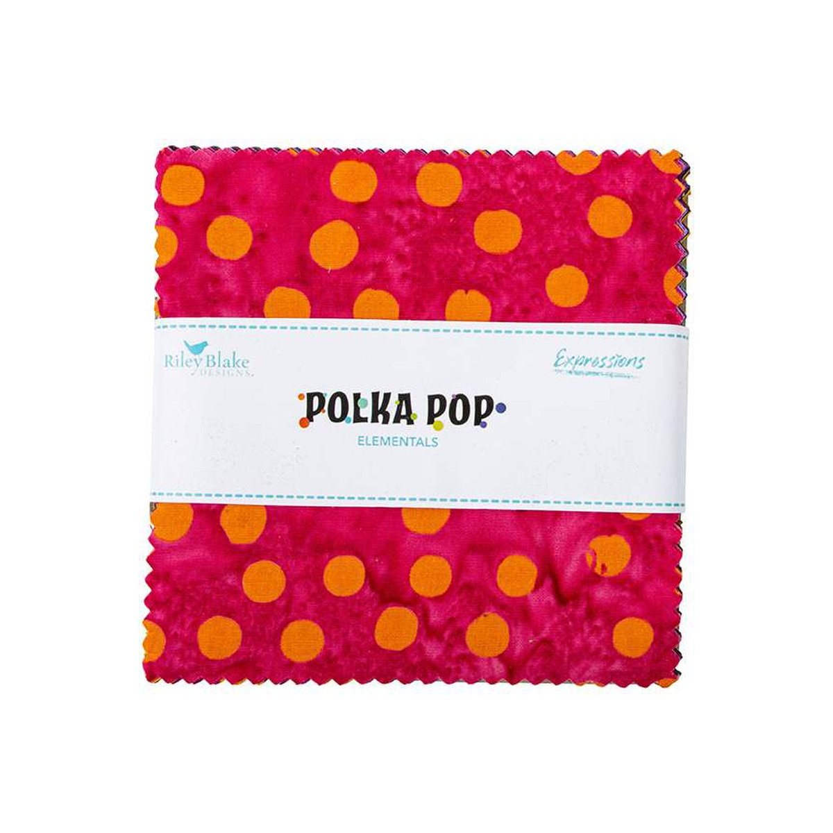 Expressions Batiks Elementals Polka Pop 5" Stacker