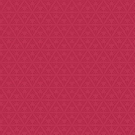 Whimsy II - Dotty Triangles Dark Pink