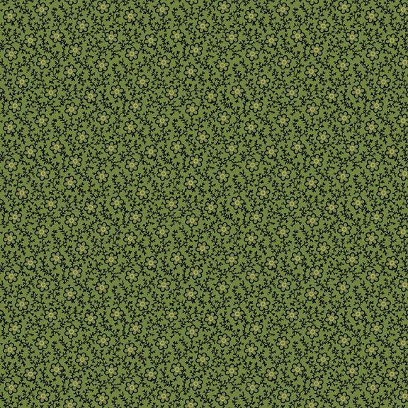 Paula's New Companions - Flower Vine Green