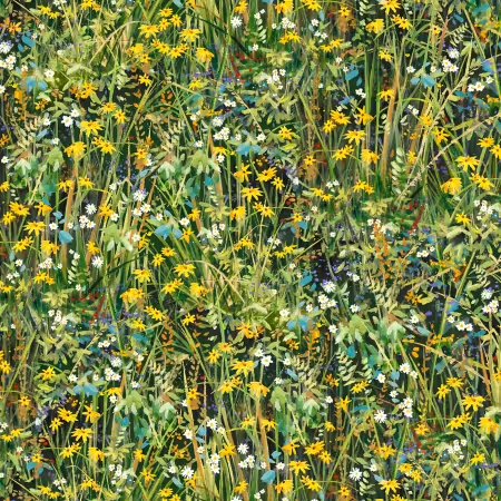 Meadow Perch Field Of Wildflowers