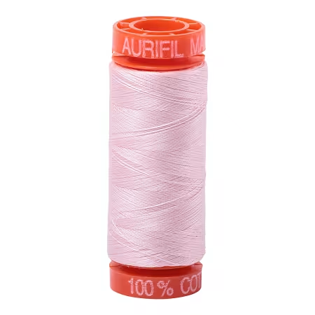 Mako Cotton Embroidery Thread 50wt 220yds Pale Pink