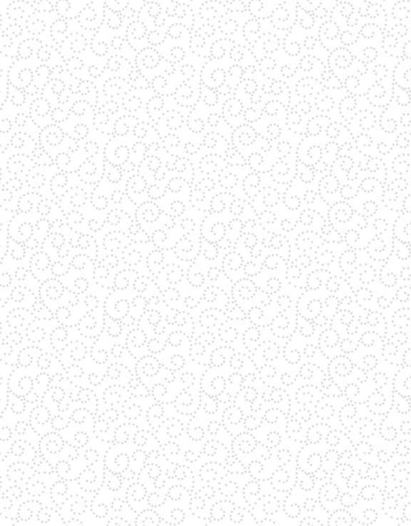 Dotted Scroll White on White