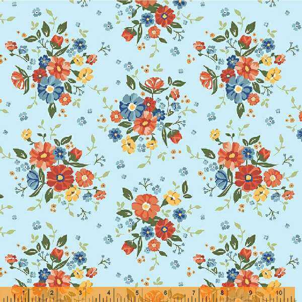 Forget-Me-Not, Gathered Bunches, Soft Blue