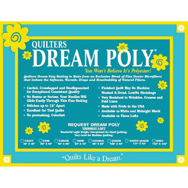 Quilters Dream Batting Poly Request