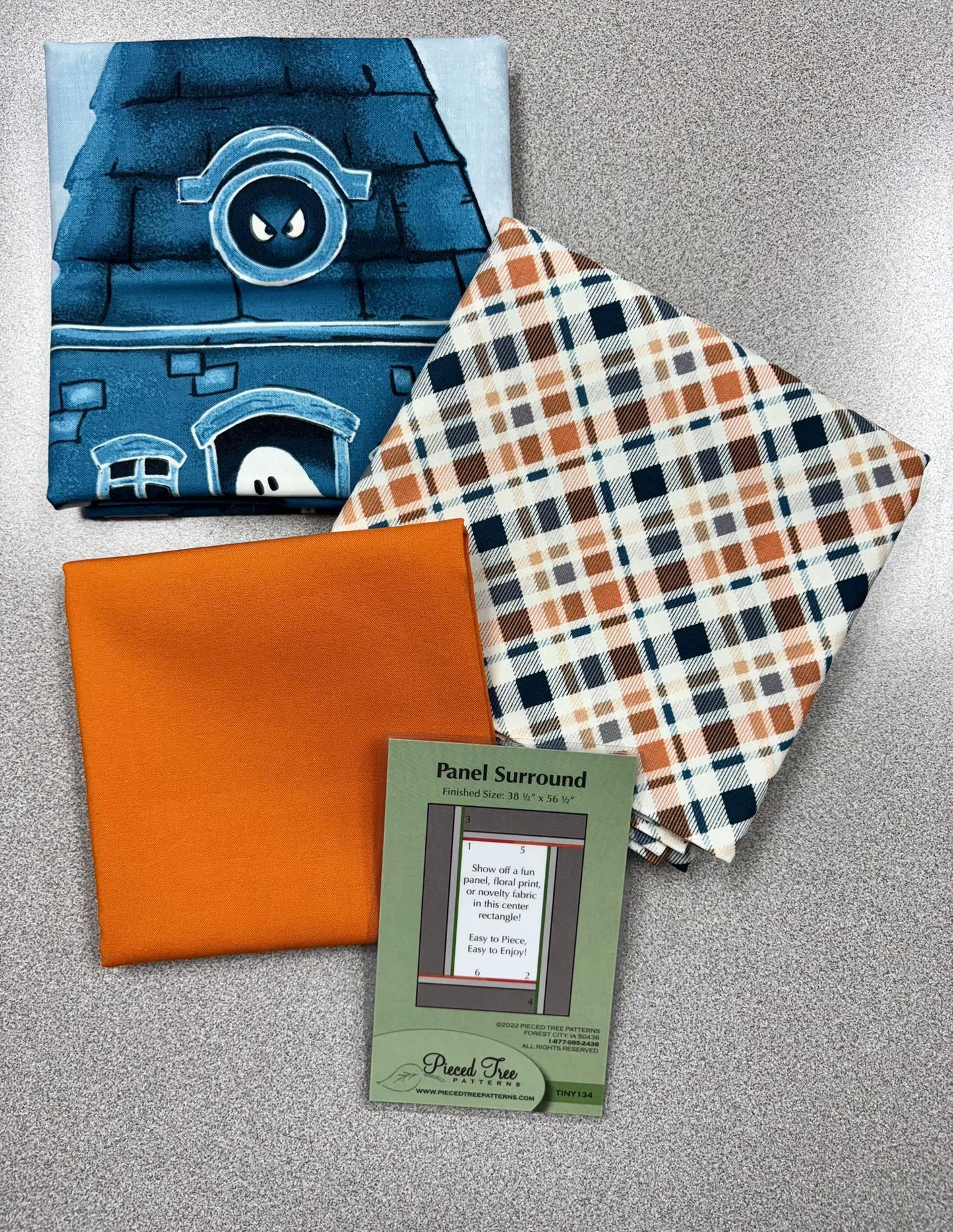 Panel Surround Quilt Kit - Featuring Foolish Mortals