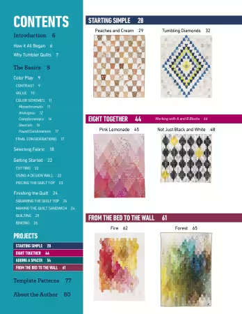Tumbler Quilts Book