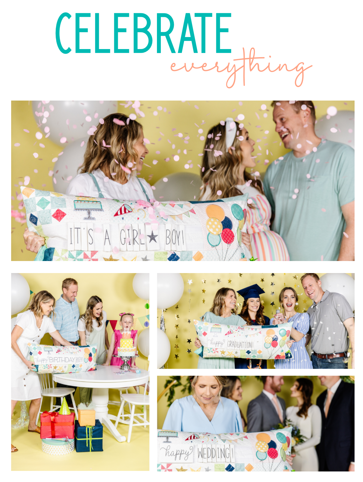 Shout Hooray Bench Pillow