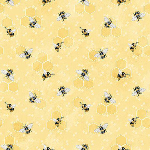 Bee You Bees on Yellow