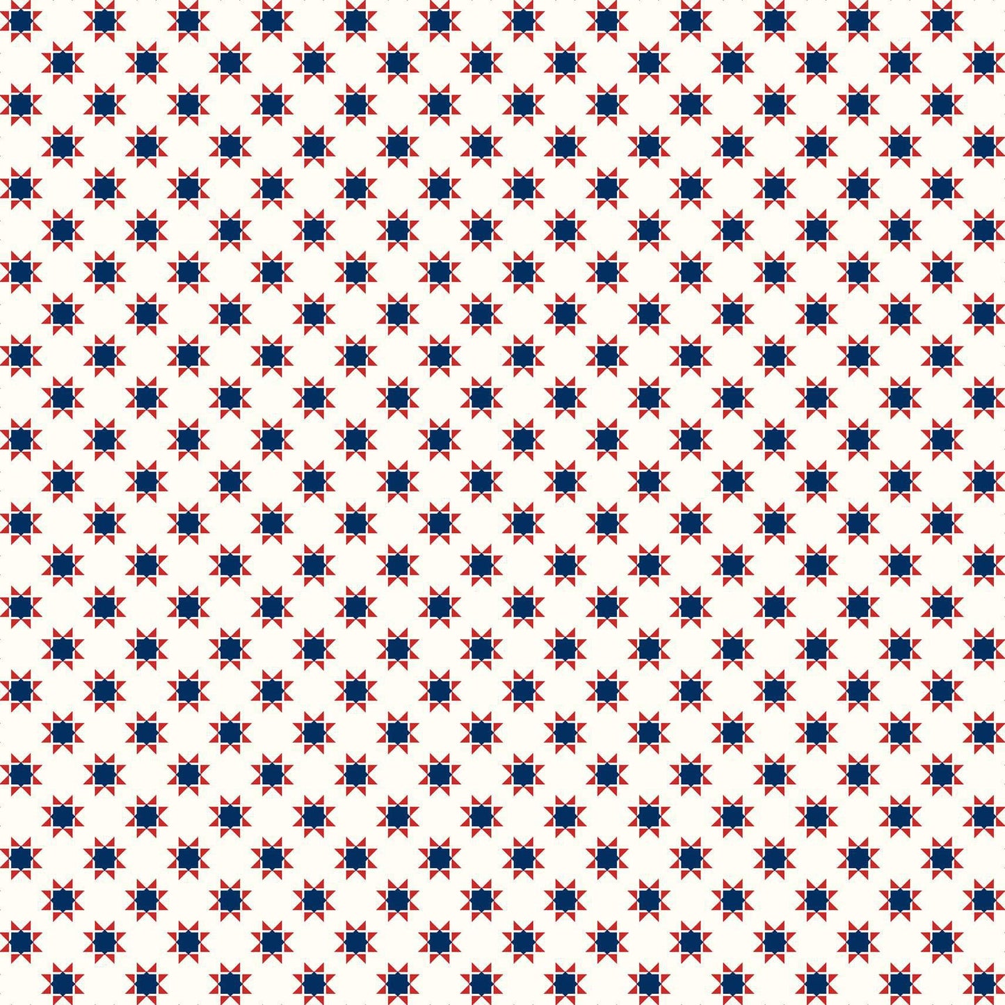 Star Spangled Beauty Tiny Quilt Stars Soft White