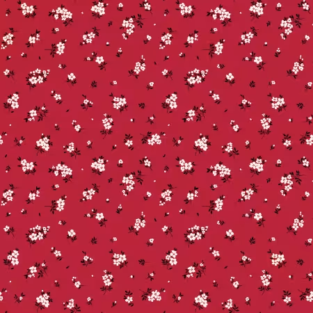 Little Ladybug Mini Flowers Red