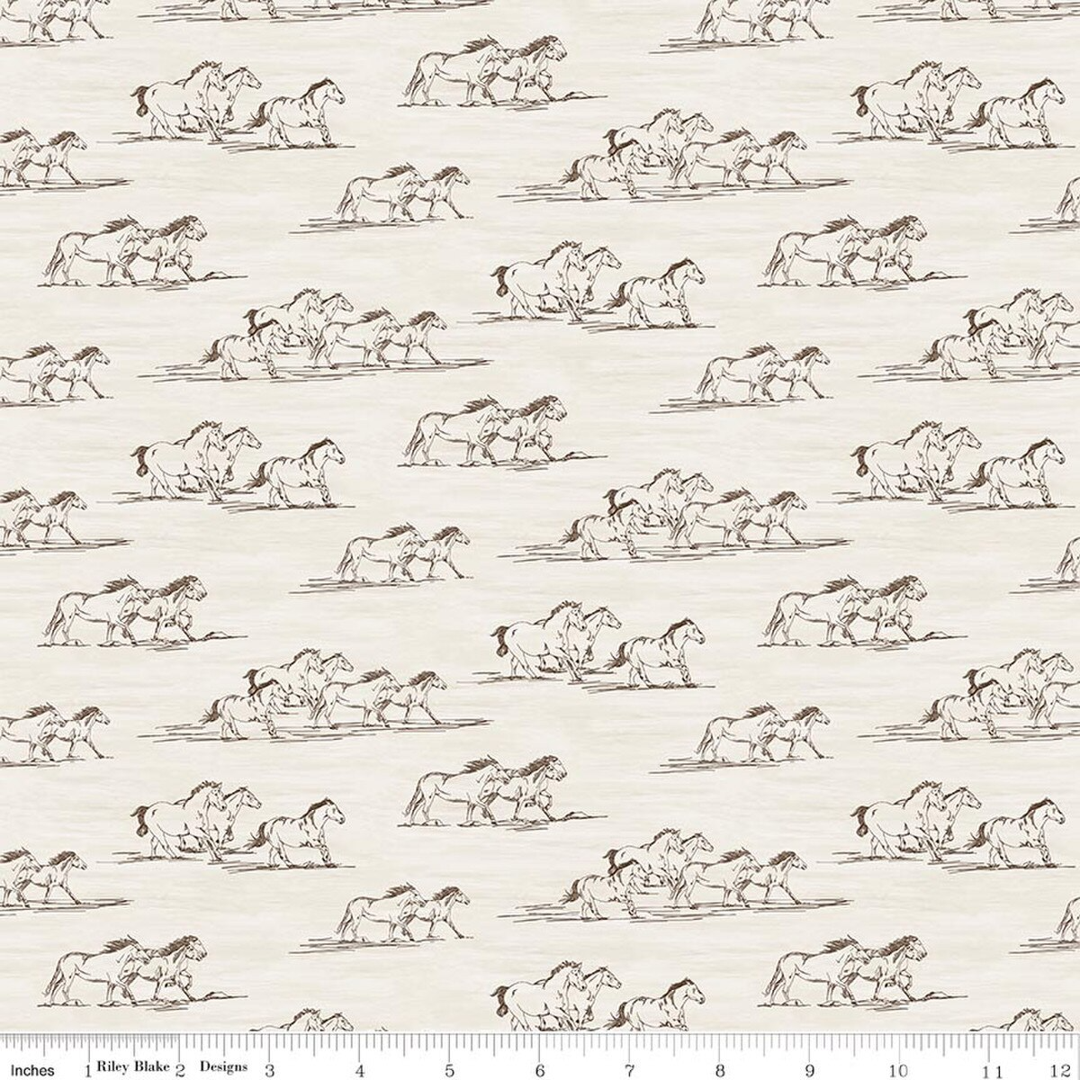 The Homestead Horse Toile Cream