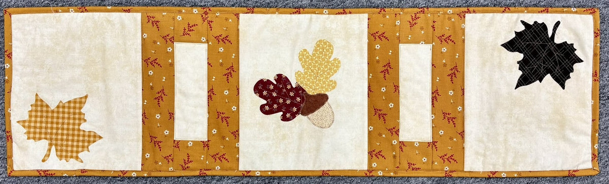 Fall Table Runner with Leaves Kit