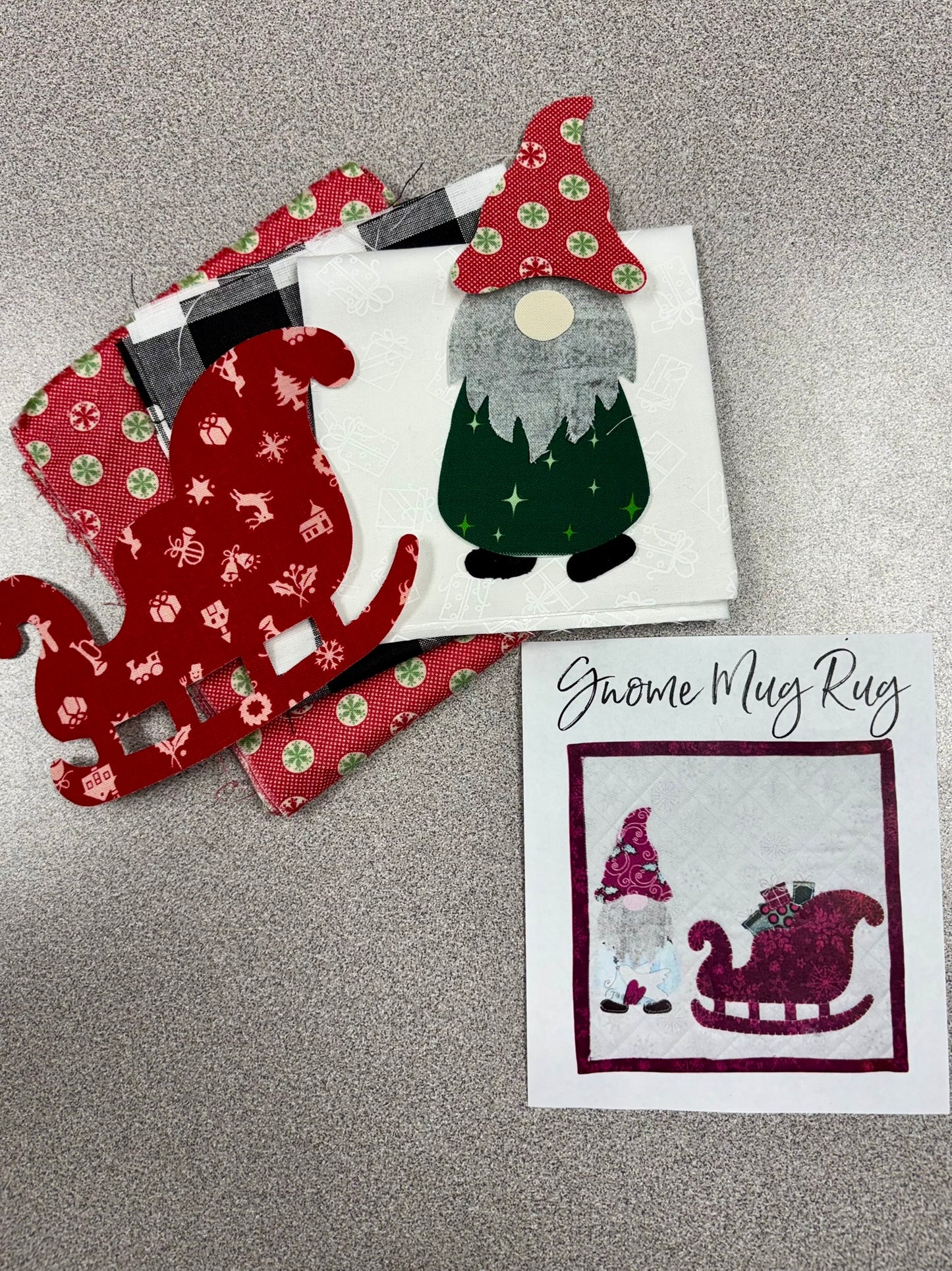 Gnome Mug Rug Kit
