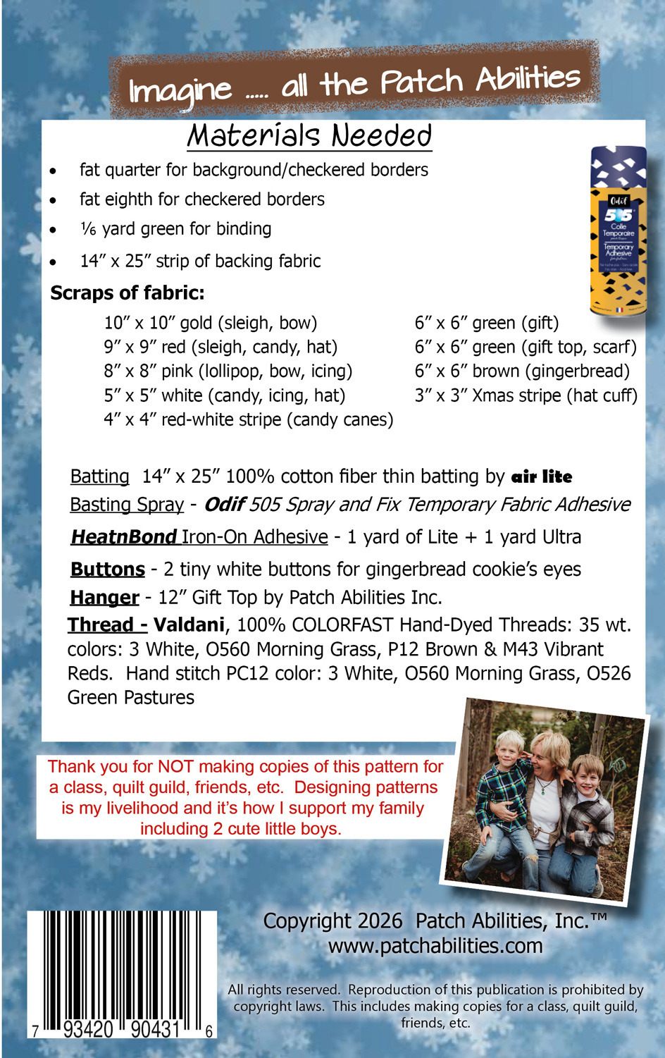 Santa's Christmas Sleigh Pattern