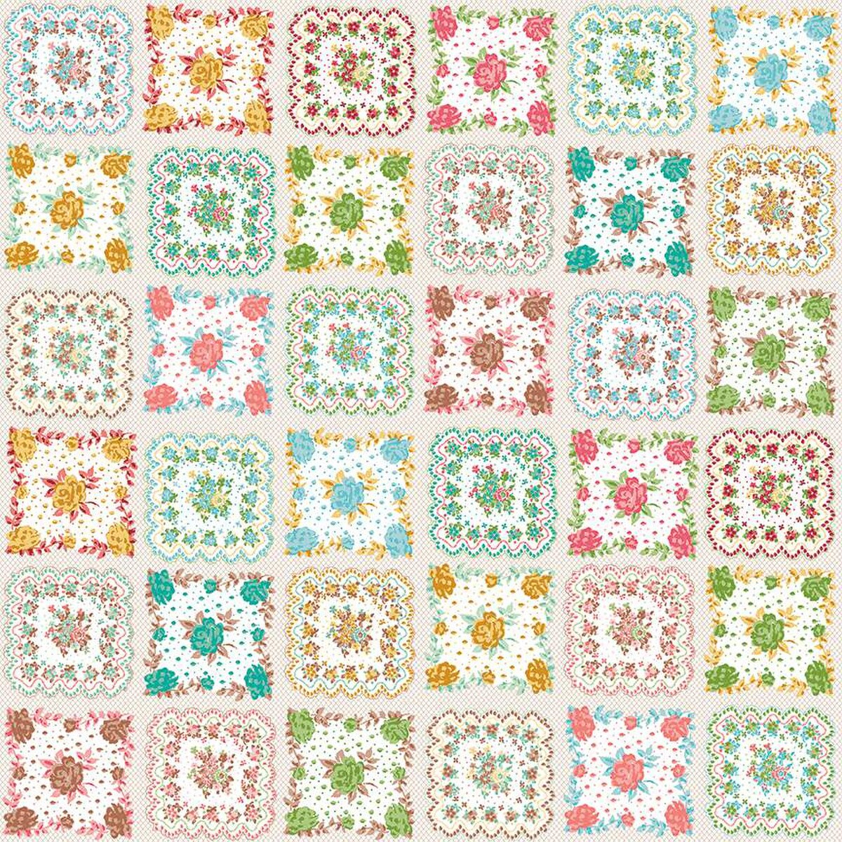 Granny Chic Handkerchief 108" Wideback