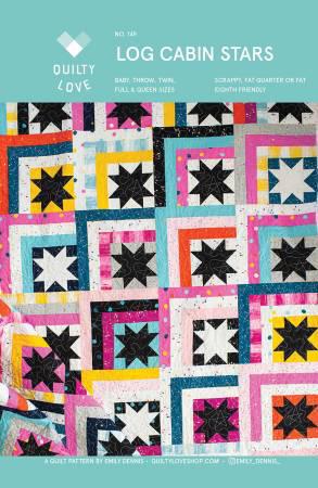 Log Cabin Stars Quilt Pattern