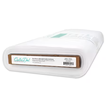 Non-Woven Lightweight Fusible Interfacing 20in x By The Yard