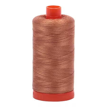 Mako Cotton Thread Solid 50wt 1422yds Light Chestnut