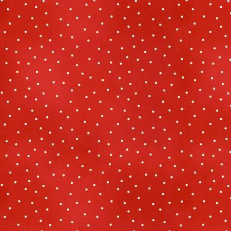 Beautiful Basics Cherry Red Scattered Dot