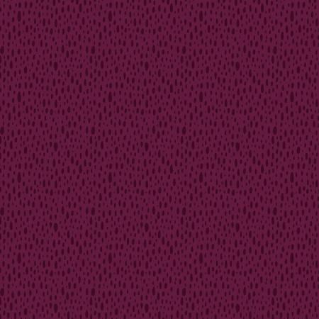 Whimsy II - Rain Drops Dark Purple Red