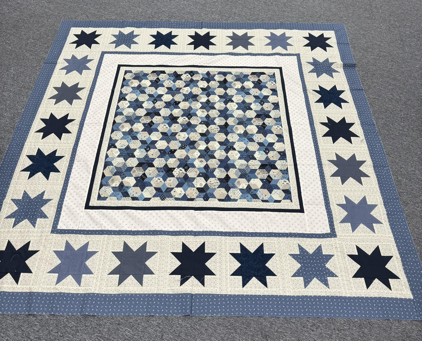 Pam's Stars Quilt Top