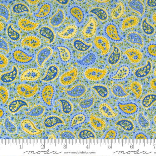 Summer Breeze Sky Multi Paisley