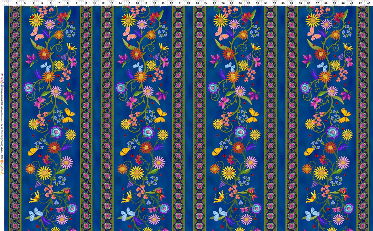 Sewposium Exclusive Gypsy - Border Blue