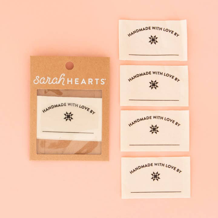 Handmade with Love Organic Cotton Write-in Quilt Labels