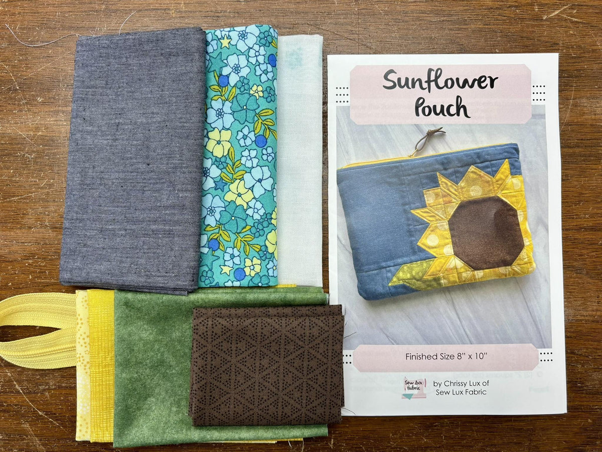 Sunflower Pouch Kit