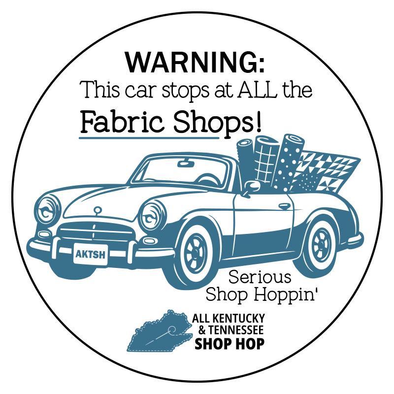 2026 Kentucky Tennessee Shop Hop - 2.5" Round Sticker